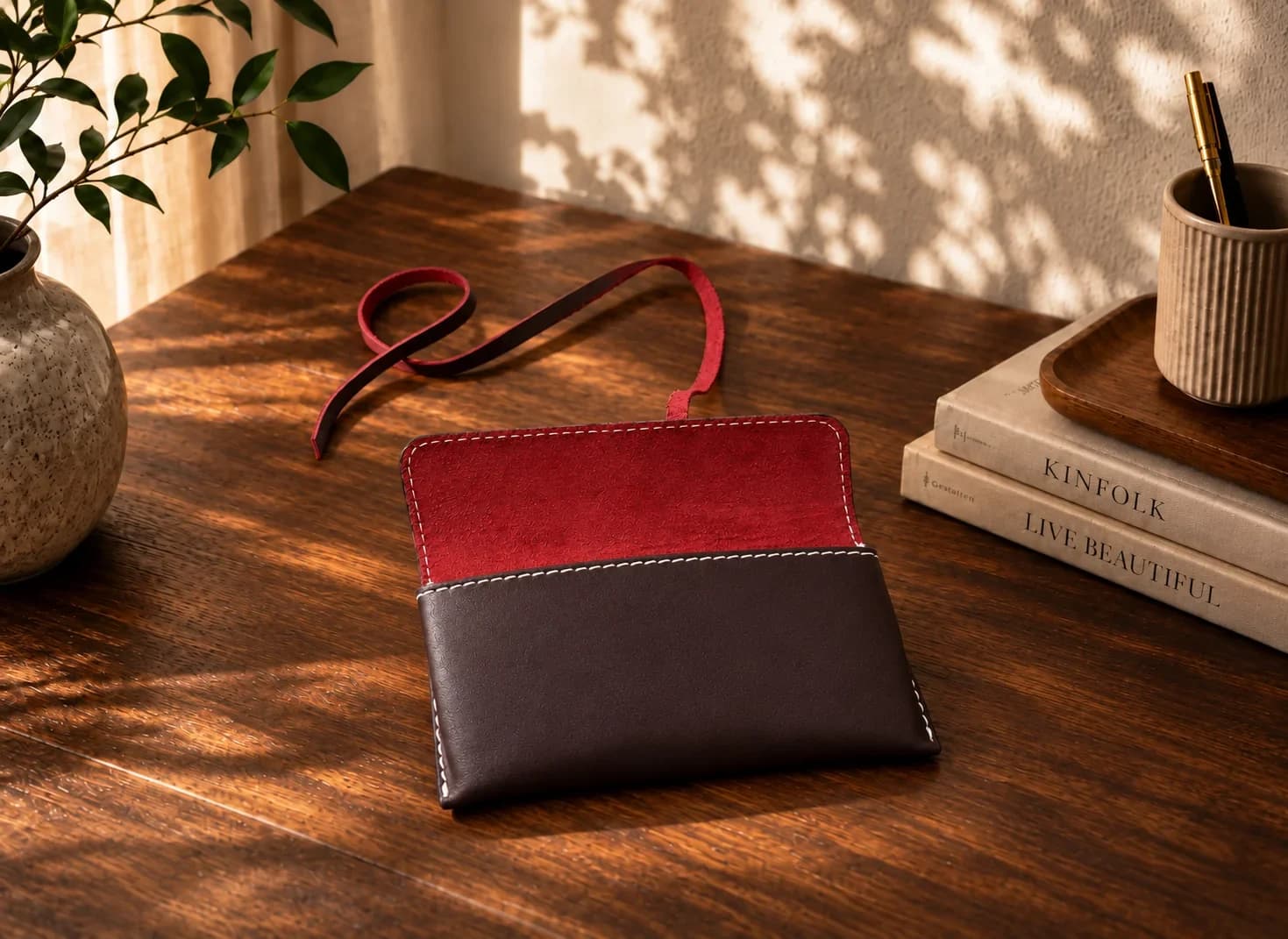Saye Leather Glasses Case