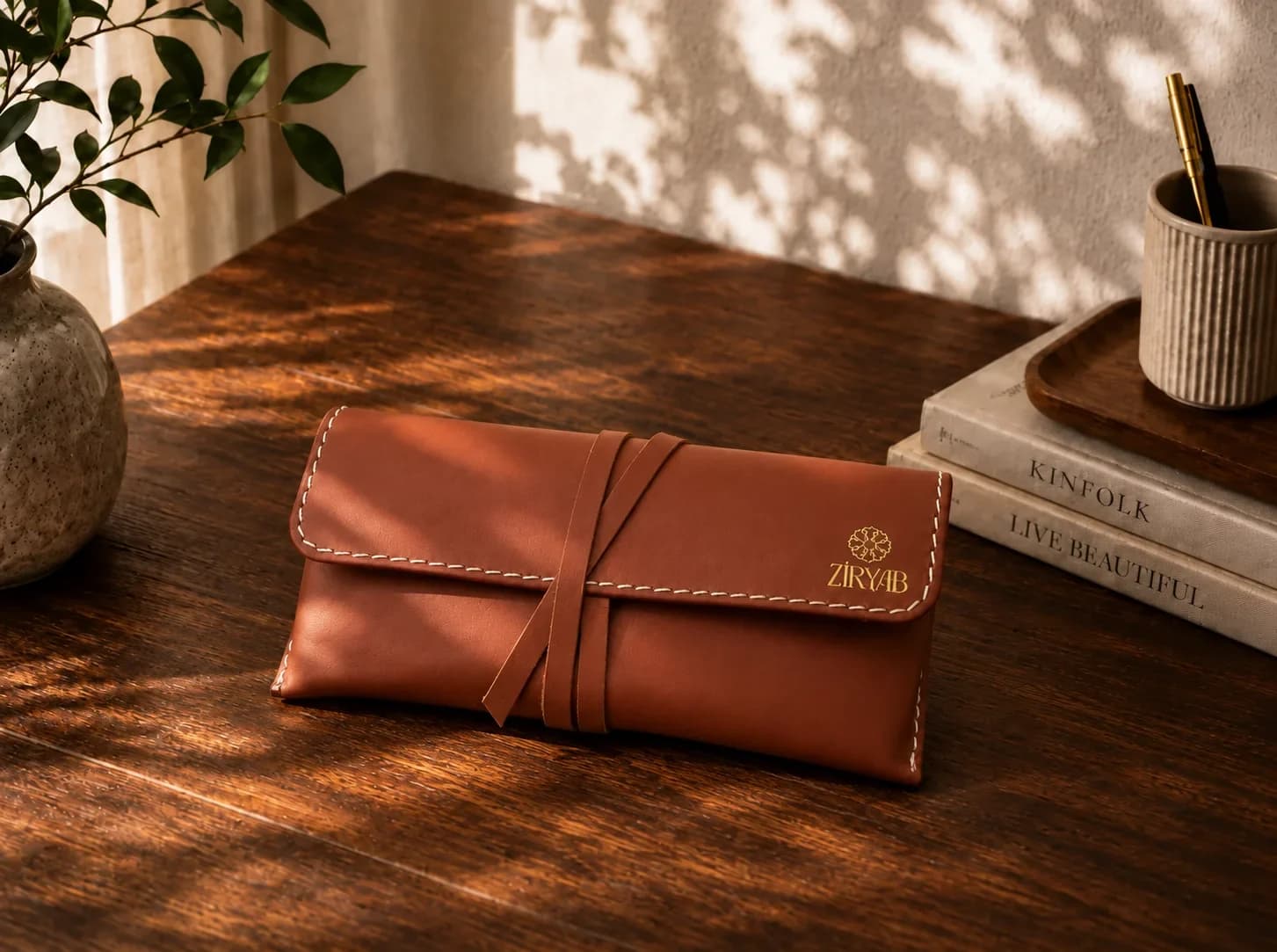 Saye Leather Glasses Case