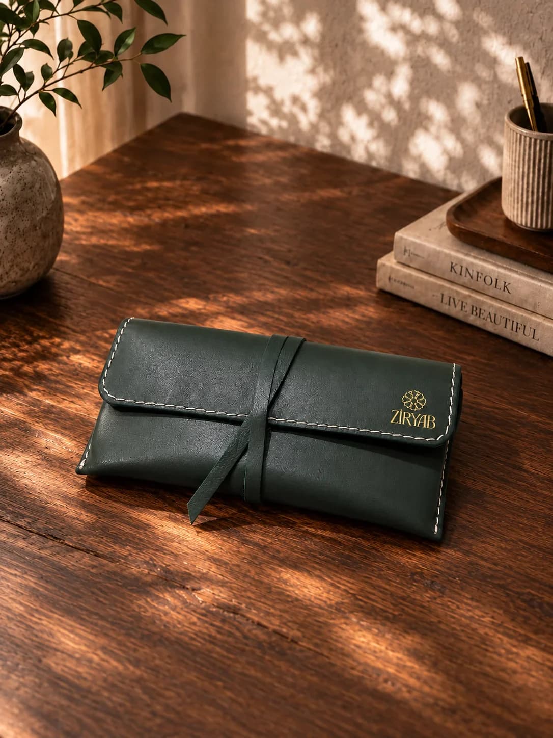 Saye Leather Glasses Case
