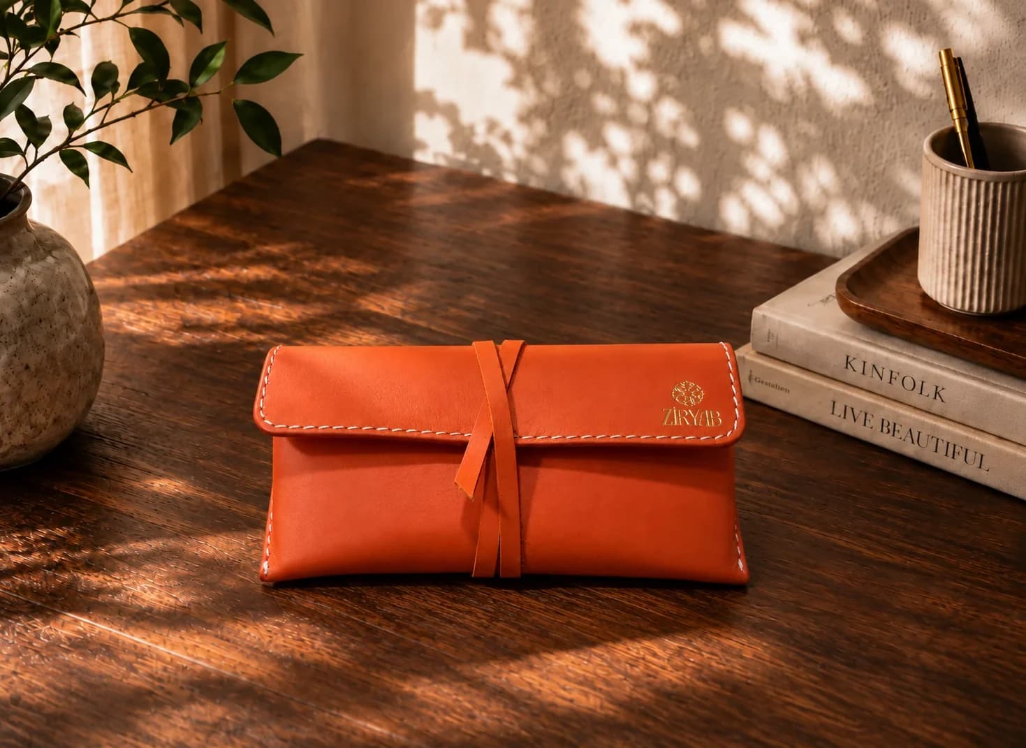 Saye Leather Glasses Case