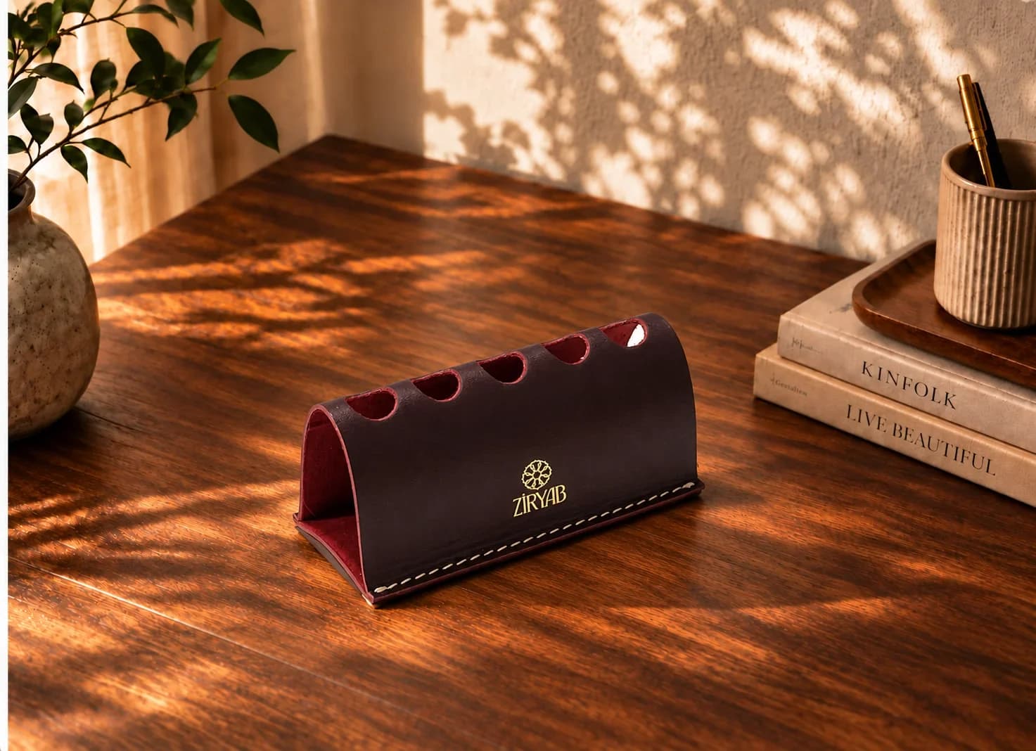 Leather Pen Stand