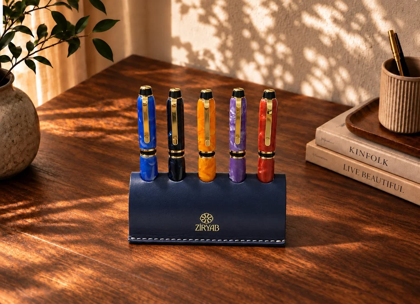 Leather Pen Stand