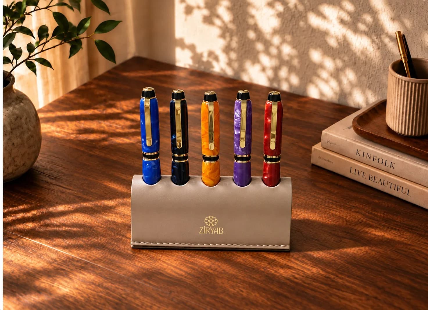 Leather Pen Stand