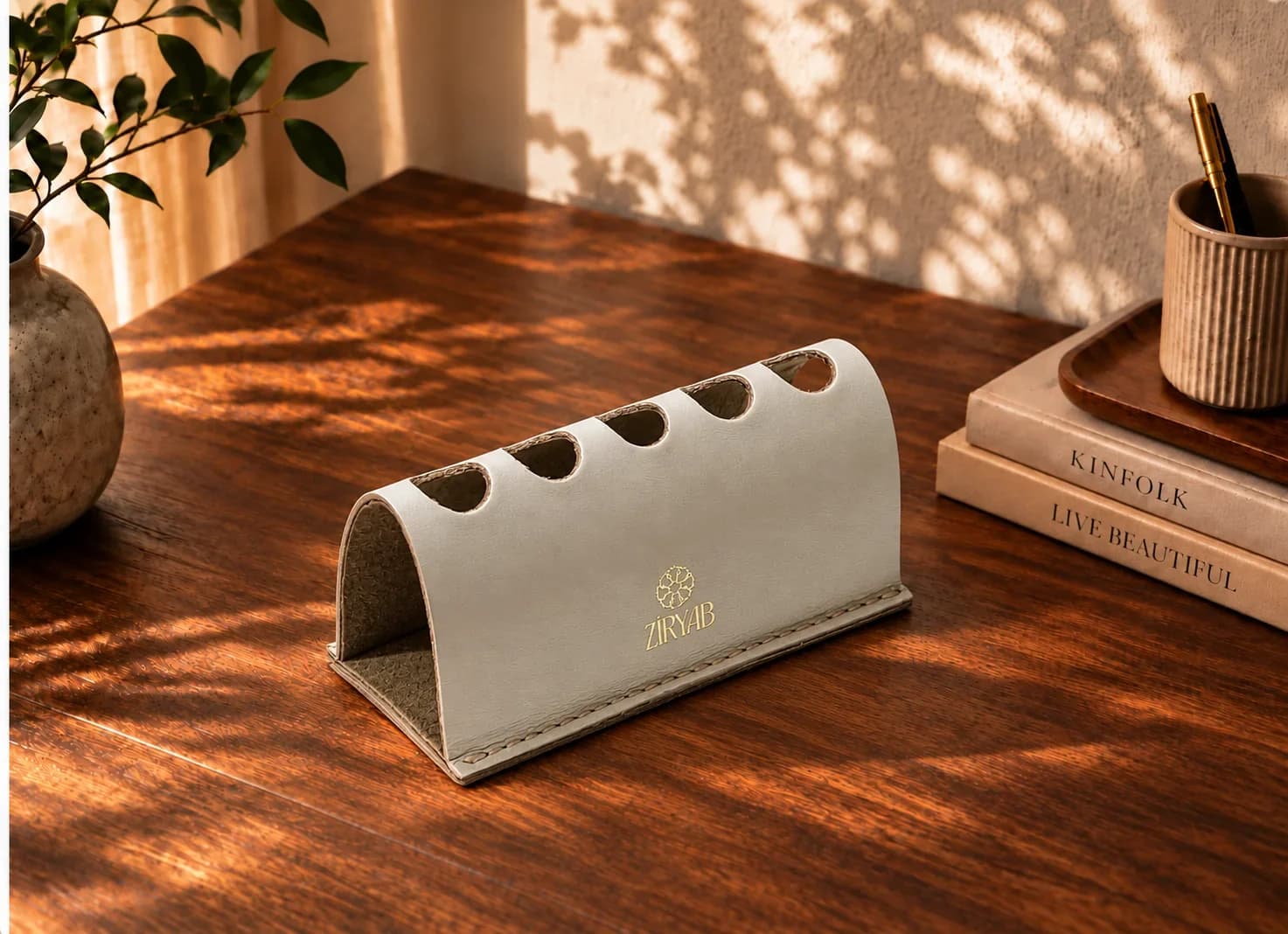 Leather Pen Stand