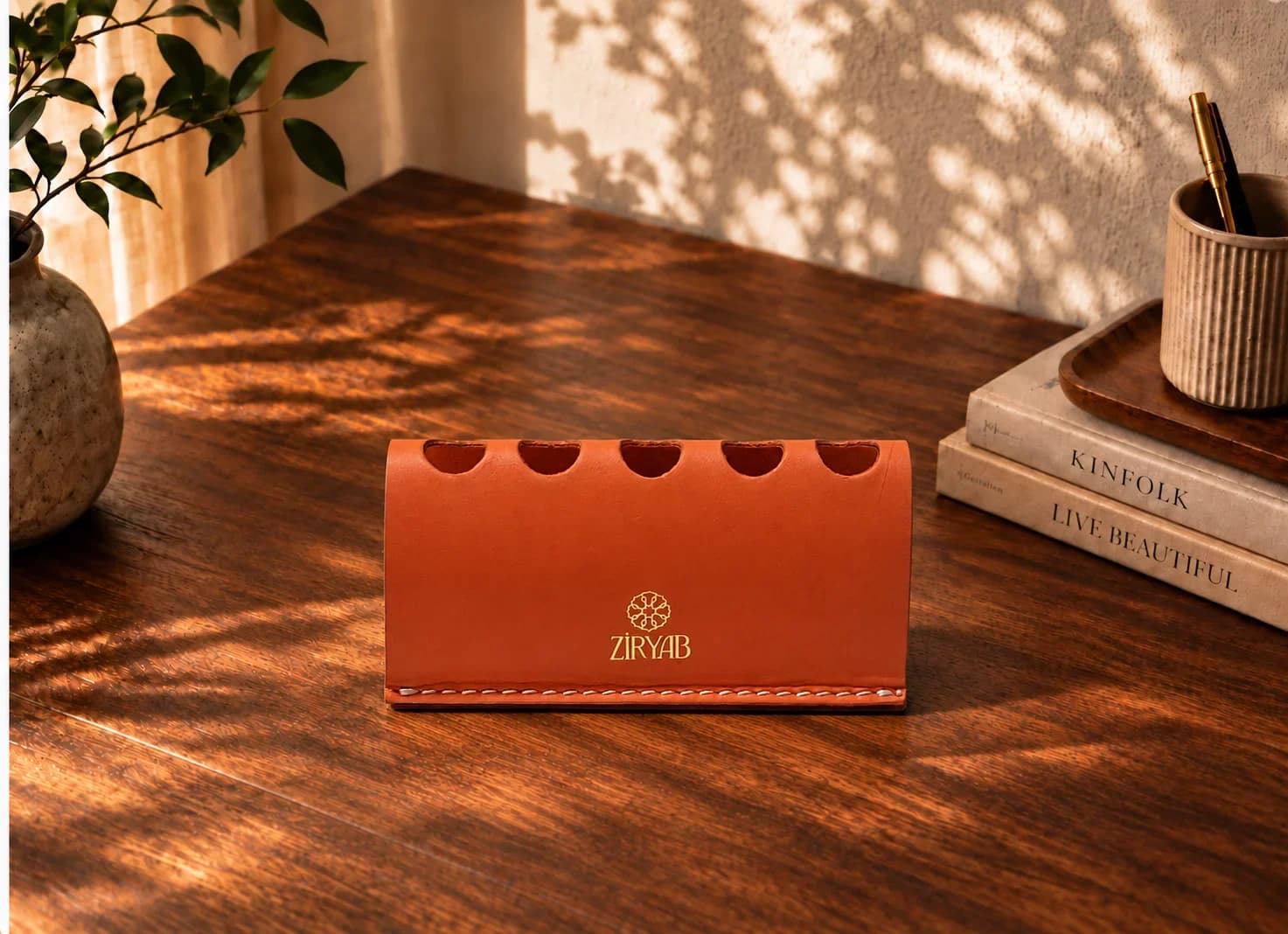 Leather Pen Stand