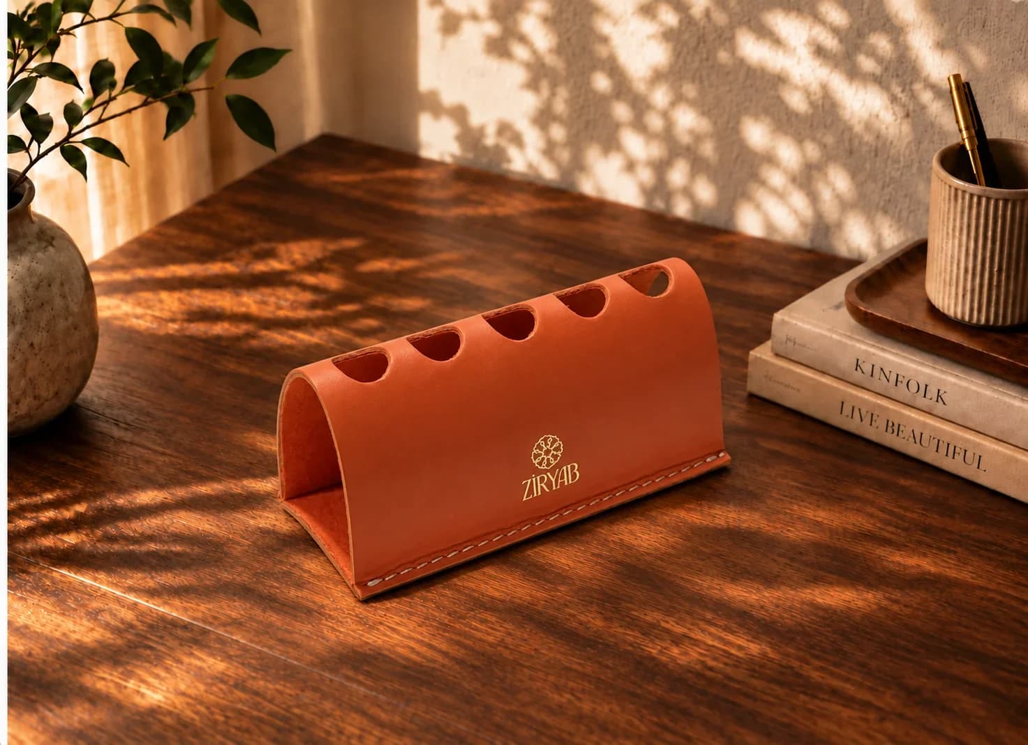 Leather Pen Stand