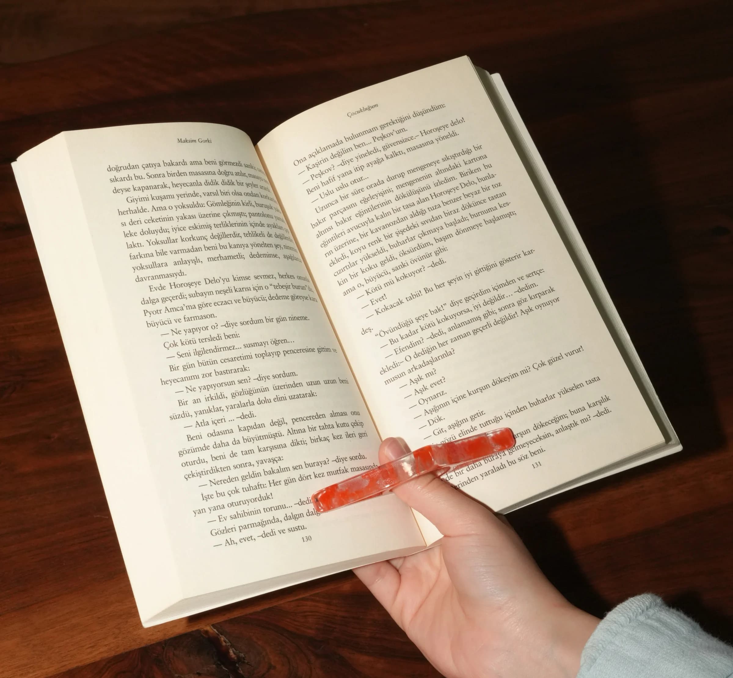 Resin Page Holder