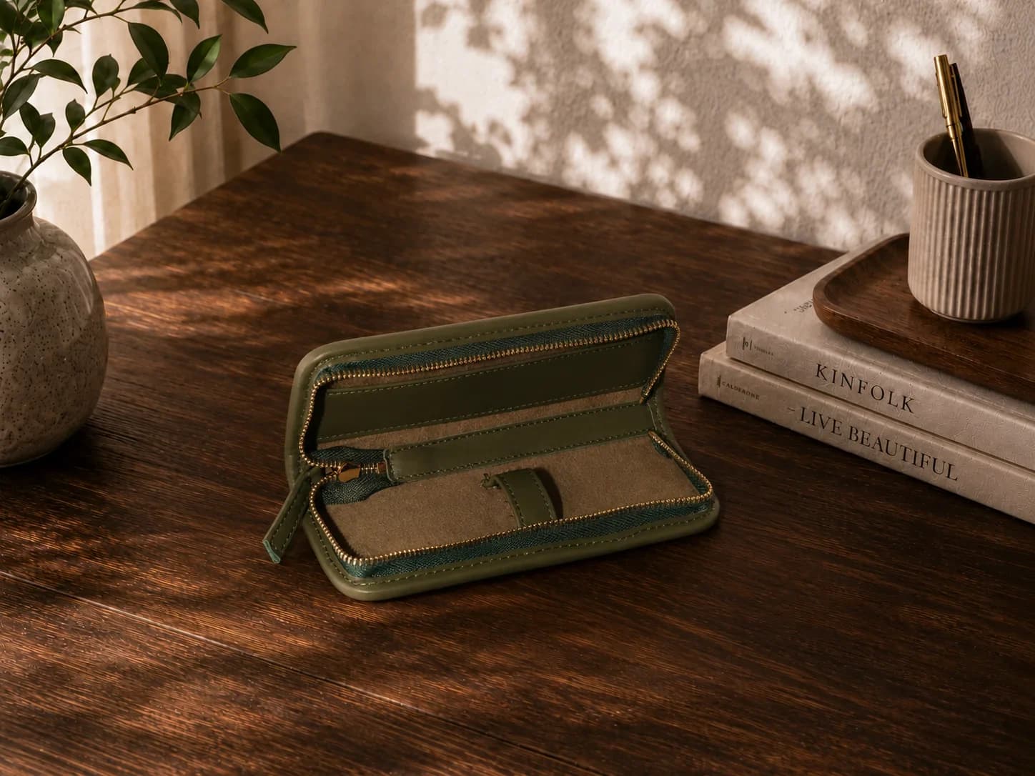Seyyah Leather Pen Case